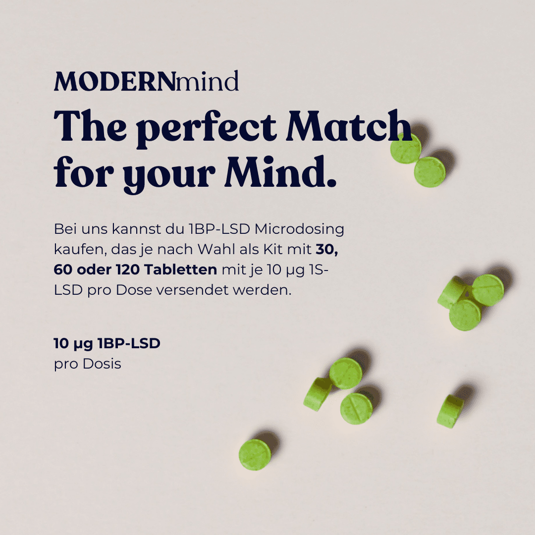 1BP - LSD Microdosing Tabletten - MODERNmind | Psychedelics & Retreats für dein Wohlbefinden