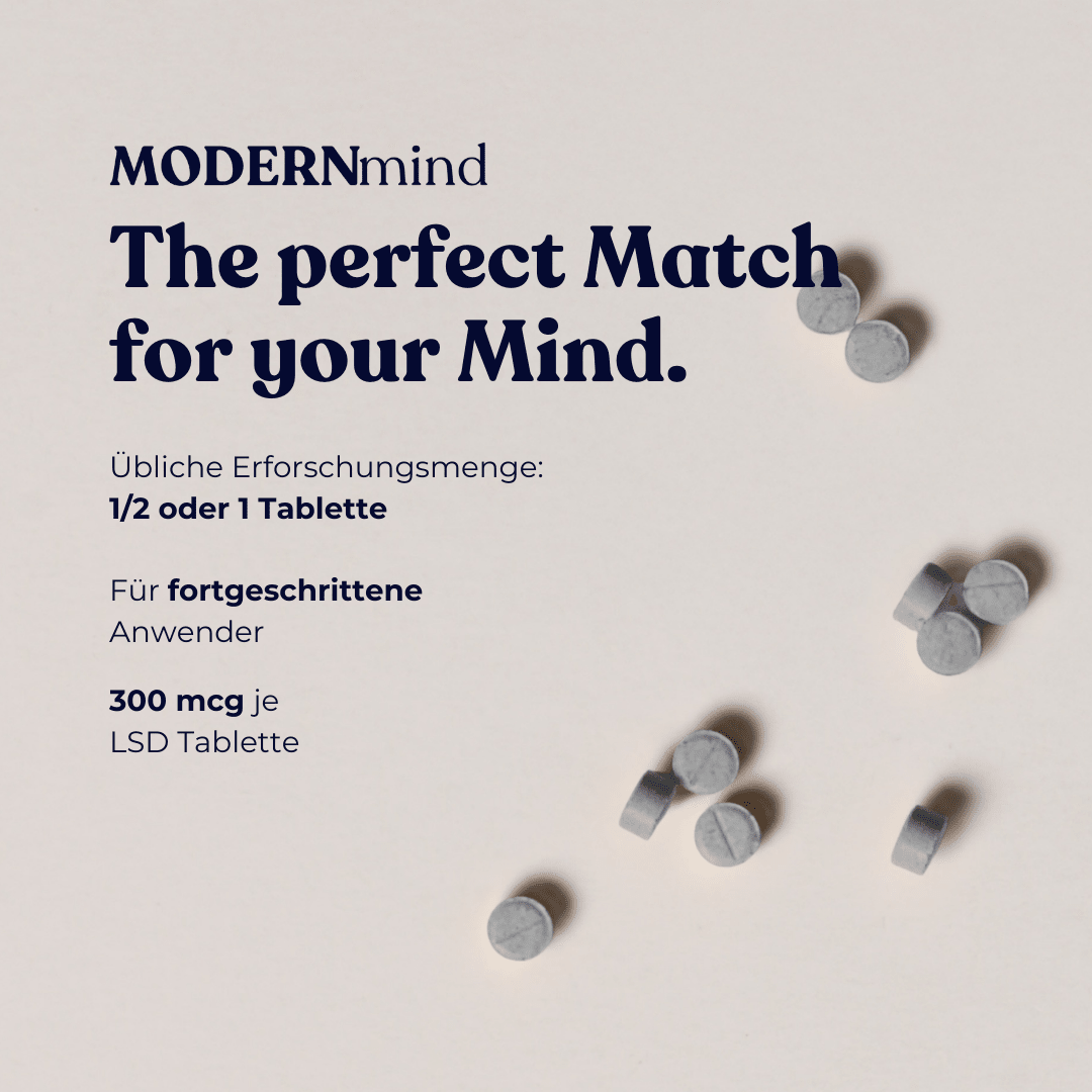 1Fe - LSD Max High - Dosing - MODERNmind | Psychedelics & Retreats für dein Wohlbefinden