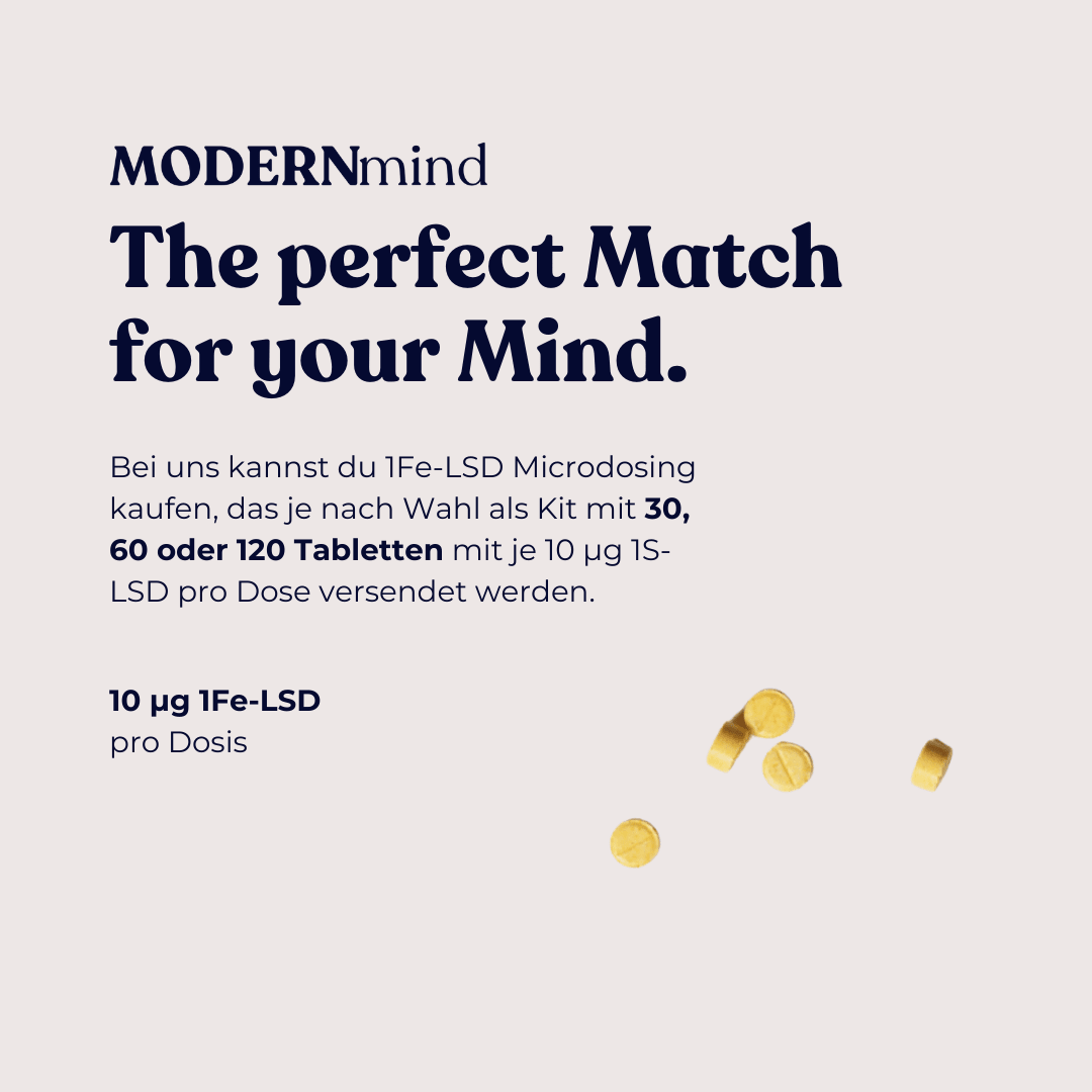 1Fe - LSD Microdosing - MODERNmind | Psychedelics & Retreats für dein Wohlbefinden