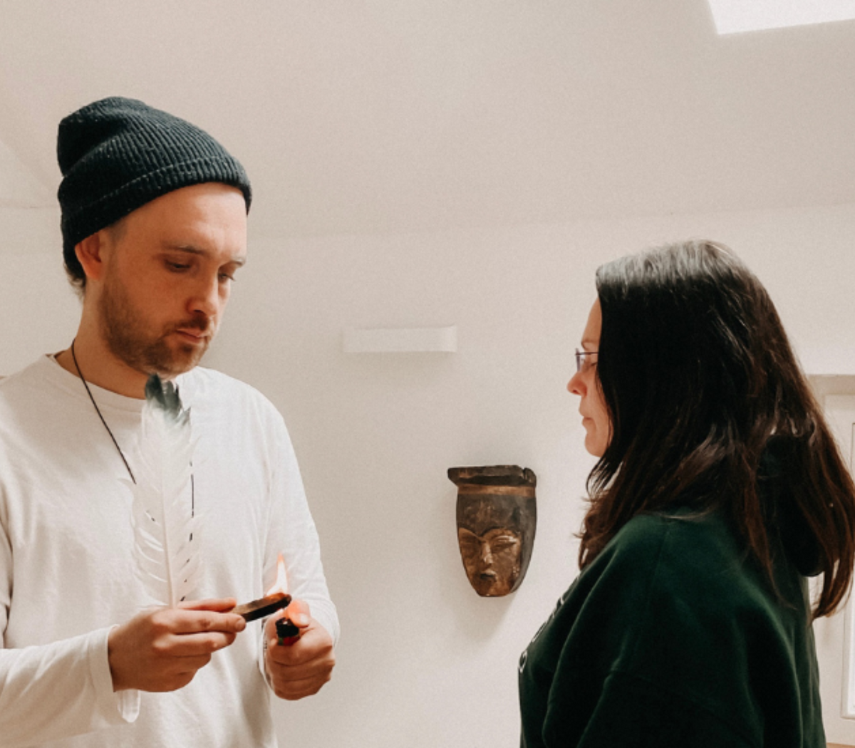 Private Retreat bei MODERNmind: persönliches Gespräch mit dem Retreat-Begleiter