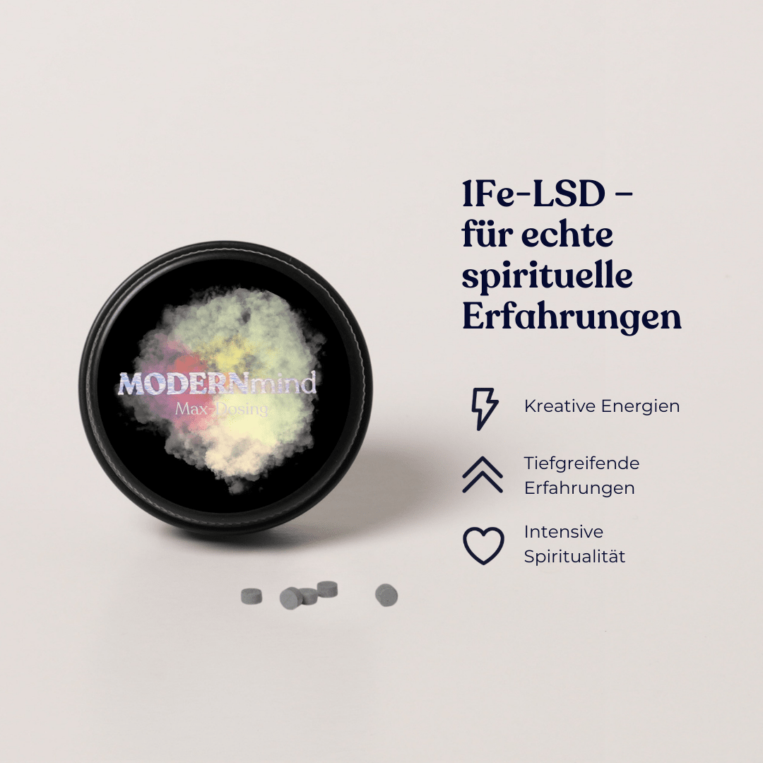 1Fe - LSD Max High - Dosing - MODERNmind | Psychedelics & Retreats für dein Wohlbefinden