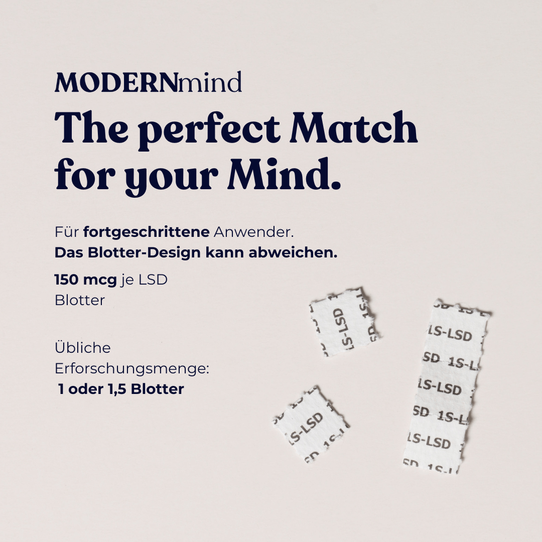 1SB - LSD High - Dosing Blotter - MODERNmind | Psychedelics & Retreats für dein Wohlbefinden