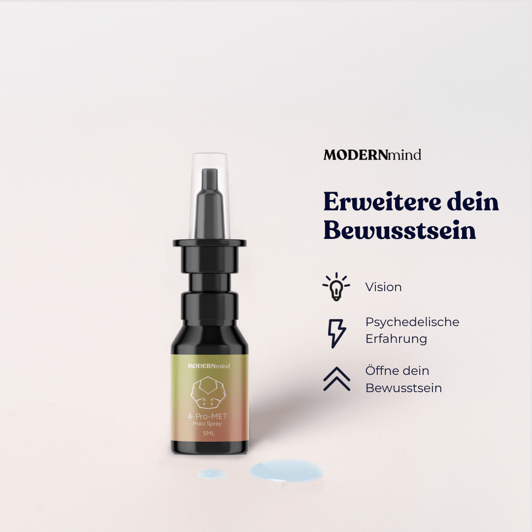 4-PrO-MET Psilo Spray - MODERNmind | Psychedelics & Retreats für dein Wohlbefinden