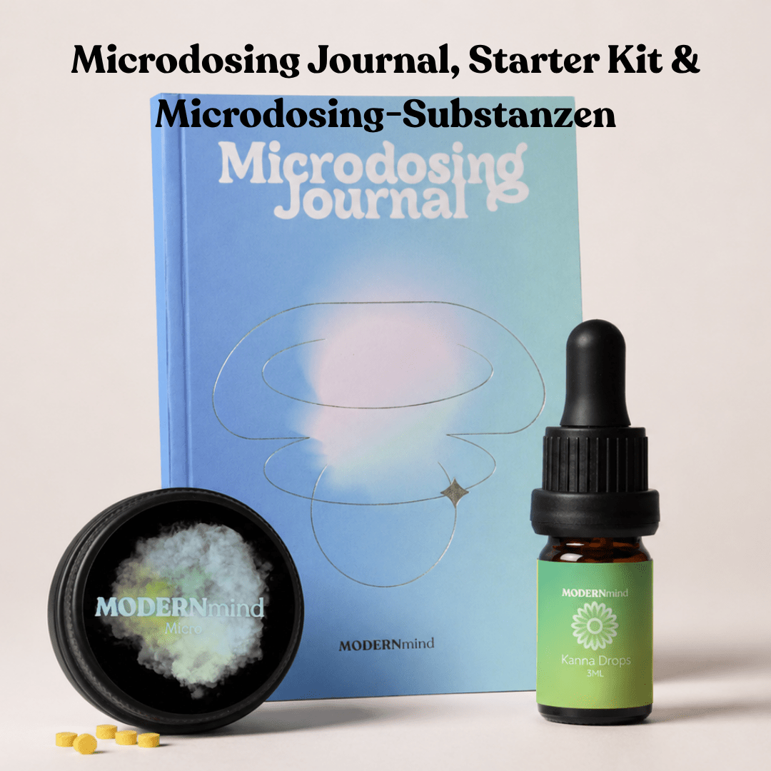 Microdosing Guide, Starter Kit & Journal + Microdosing-Substanzen - MODERNmind | Psychedelics & Retreats für dein Wohlbefinden