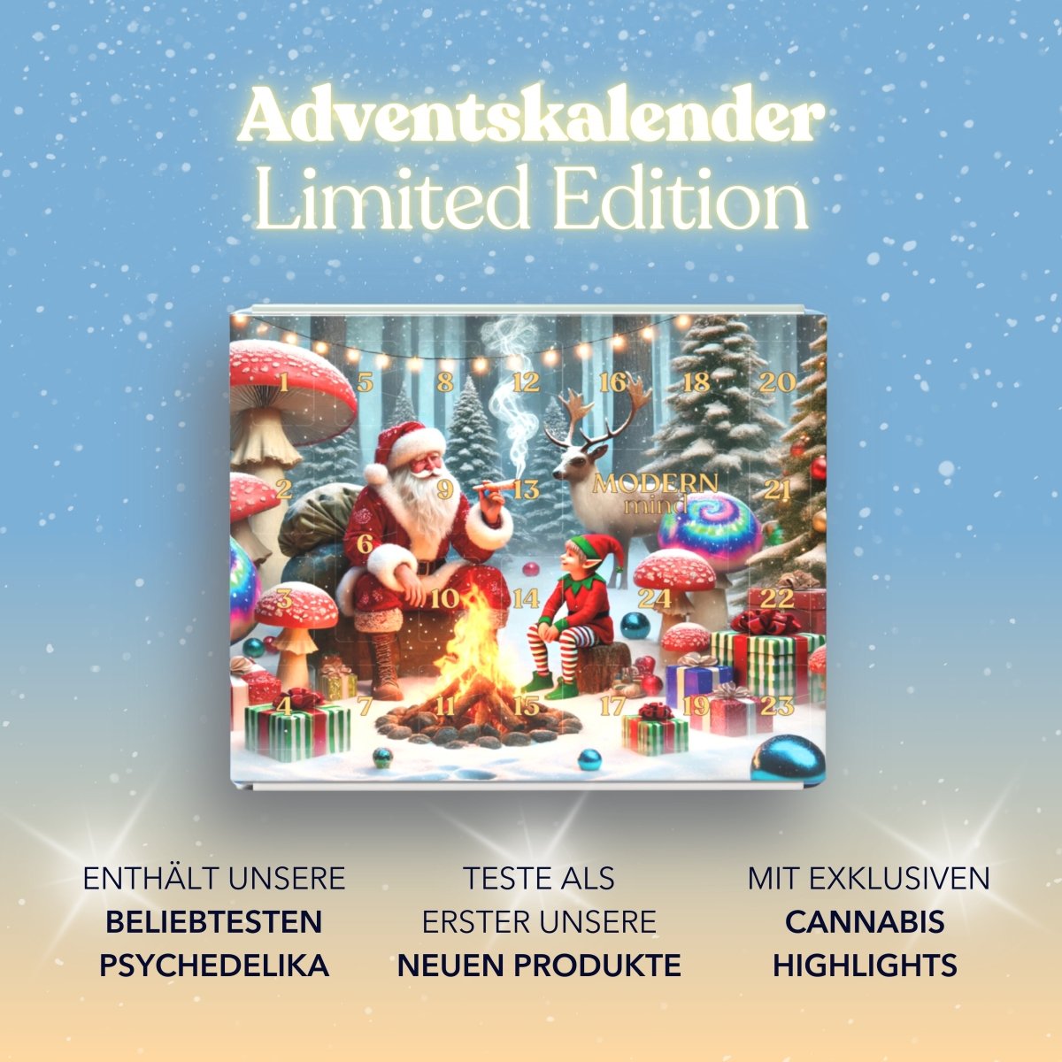 Psychedelischer Adventskalender - Psychedelics & Retreats für dein Wohlbefinden | MODERNmind